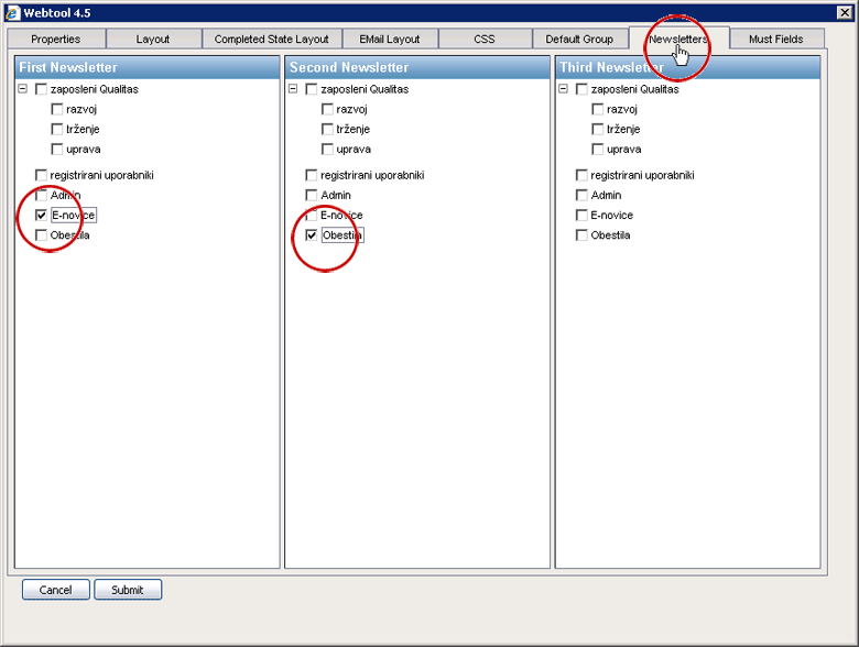 Registration-Newsletters